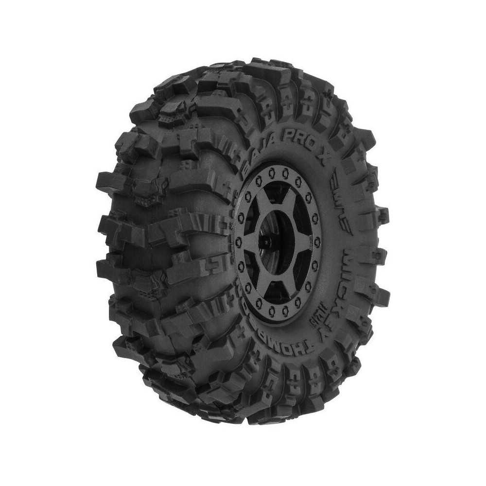 Neumáticos Baja Pro X 1.0 F-R montados 7mm negros SCX24 1/24 Neumáticos Baja Pro X 1.0 F-R montados 7mm negros SCX24 1/24