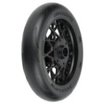 Pro-line 1-4 Supermoto S3 Motorcycle Front Tire MTD Black : Promoto-MX-SM PRO1022210