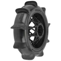 Pro-line 1-4 Roost MX Sand-Snow Paddle Rear Tire MTD Black : PROMOTO-MX PRO1023810
