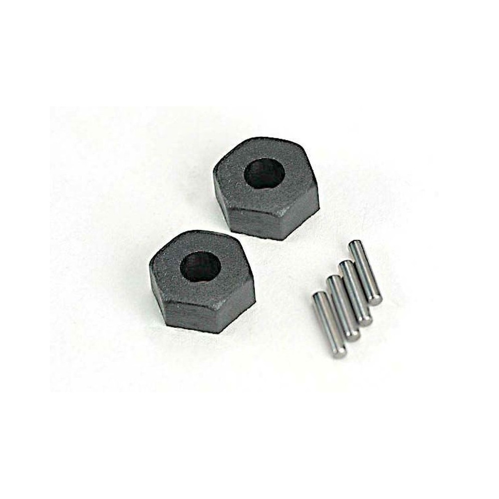 Traxxas Wheel hubs hex (2) stub axle pins (2) TRX1654 Traxxas Wheel hubs hex (2) stub axle pins (2) TRX1654