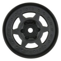 Pro-line 1-10 Holcomb F-R 1.9 12mm Crawler Bead-Loc Wheels Black PRO280903