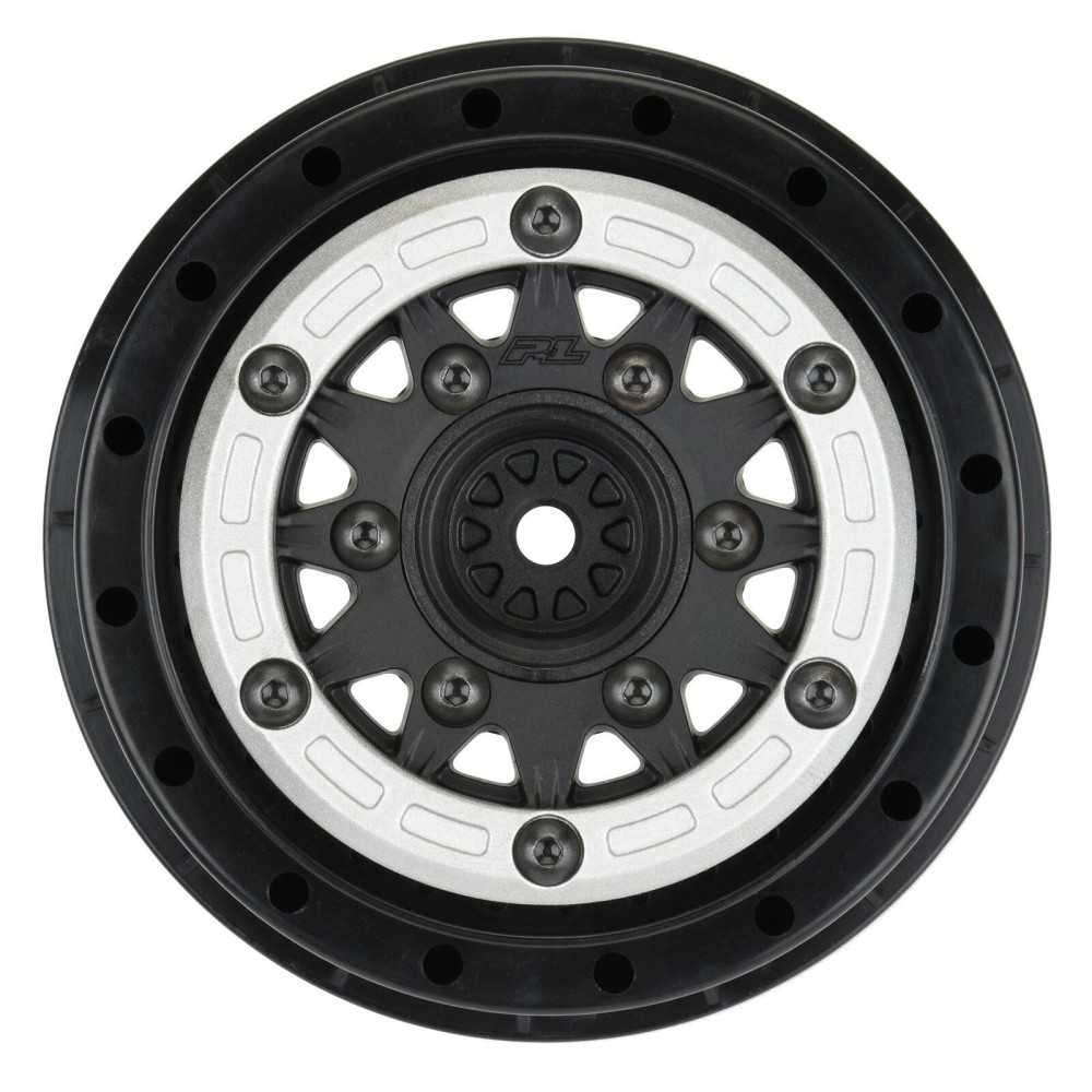 Pro-line 1-10 Raid Bead-Loc Fr-Rr 2.2-3.0 12 & 14mm SC Wheels Silvr-Blk PRO281103 Pro-line 1-10 Raid Bead-Loc Fr-Rr 2.2-3.0 12 & 14mm SC Wheels Silvr-Blk PRO281103
