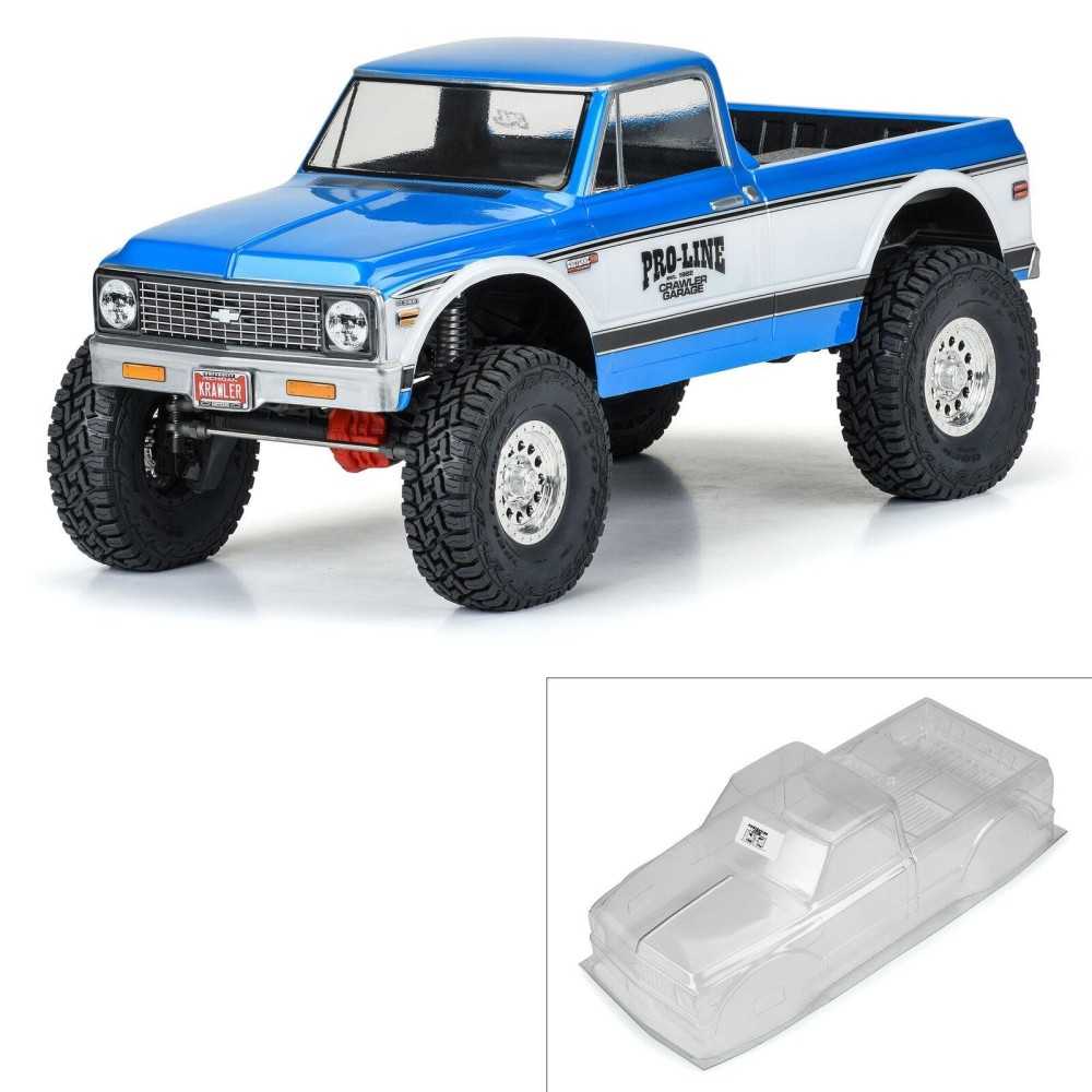 Pro-line 1-10 1972 Chevy K-10 Clear Body 12.3 Wheelbase Crawlers PRO360400 Pro-line 1-10 1972 Chevy K-10 Clear Body 12.3 Wheelbase Crawlers PRO360400