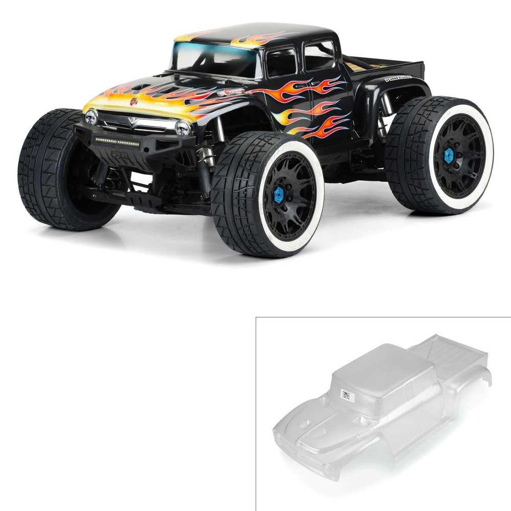 Pro-line 1-5 Pre-Cut 1956 Ford F-100 Clear Body: X-MAXX PRO361017 Pro-line 1-5 Pre-Cut 1956 Ford F-100 Clear Body: X-MAXX PRO361017
