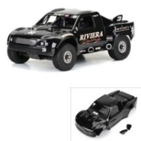 Pro-line 1-7 Pre-Cut 1997 Ford F-150 Trophy Truck Riviera Black Body: Mojave PRO361818