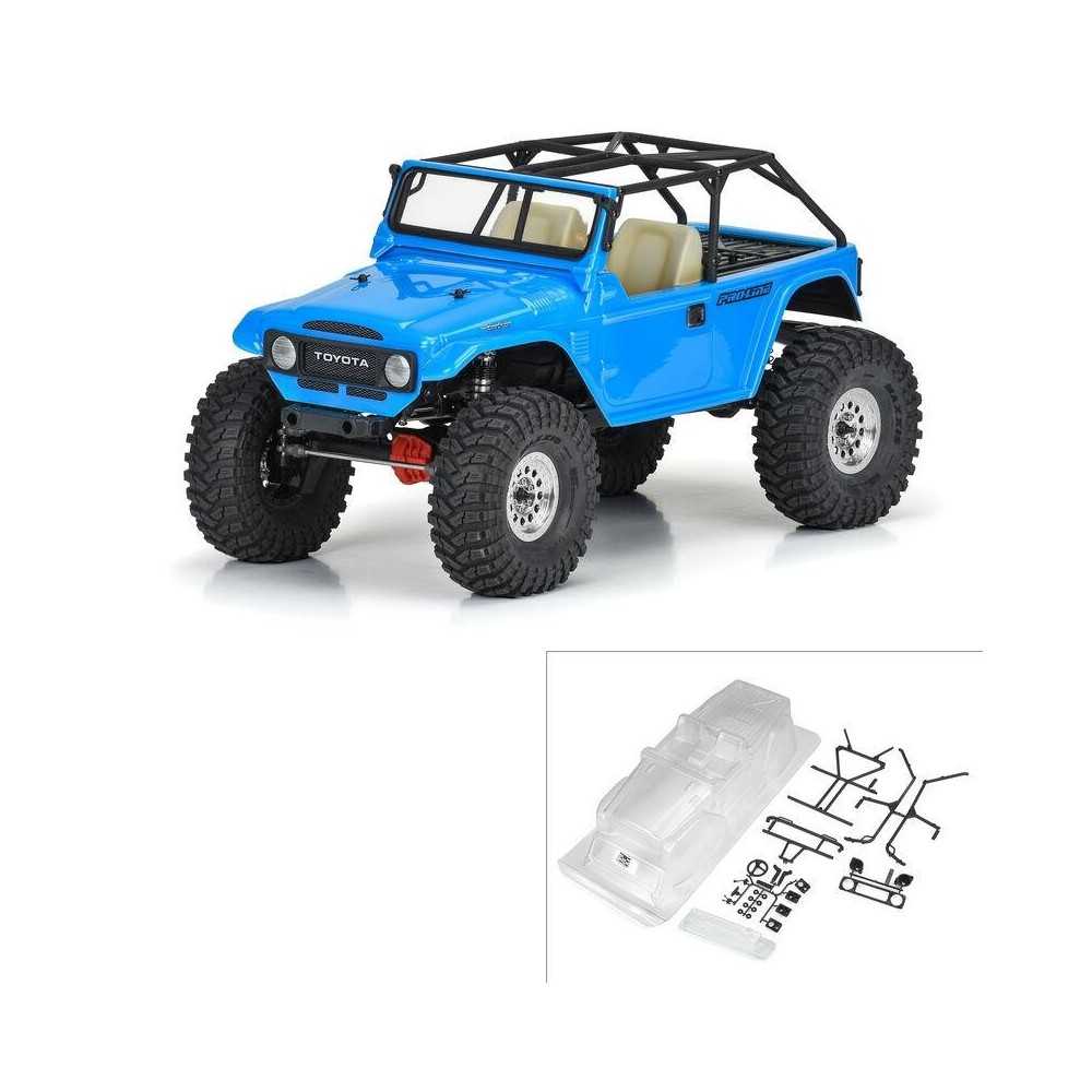 Carrocería Toyota Land Cruiser FJ40 transparente 1/10 crawler Pro-line Carrocería Toyota Land Cruiser FJ40 transparente 1/10 crawler Pro-line