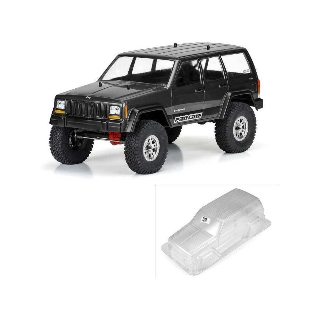 Carrocería Jeep Cherokee transparente 1/10 crawler Pro-line Carrocería Jeep Cherokee transparente 1/10 crawler Pro-line