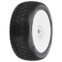 Pro-line 1-8 Hex Shot S3 Front-Rear Buggy Tires Mounted 17mm White PRO9073233