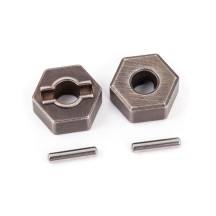 Traxxas Wheel hubs hex (steel) (2) axle pins (2) TRX1654R