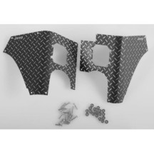 RC4WD Rear Diamond Plates Corner Set for Tamiya CC01 Wrangler (Black) (VVV-C0063) RC4VVVC0063