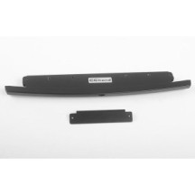 RC4WD Slick Metal Front Bumper for JS Scale 1/10 Range Rover Classic Body (Black) (VVV-C0686) RC4VVVC0686