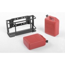 RC4WD 1/10 Dual Portable Jerry Cans w/ Mount (VVV-C0698) RC4VVVC0698