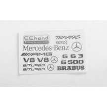 RC4WD Steel Logo Decal Sheet for Traxxas TRX-4 Mercedes-Benz G-500 (VVV-C0796) RC4VVVC0796