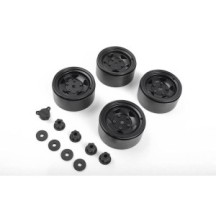 RC4WD Seren 2.2 Beadlock Wheels w/ Center Caps (Black) (VVV-C1015) RC4VVVC1015