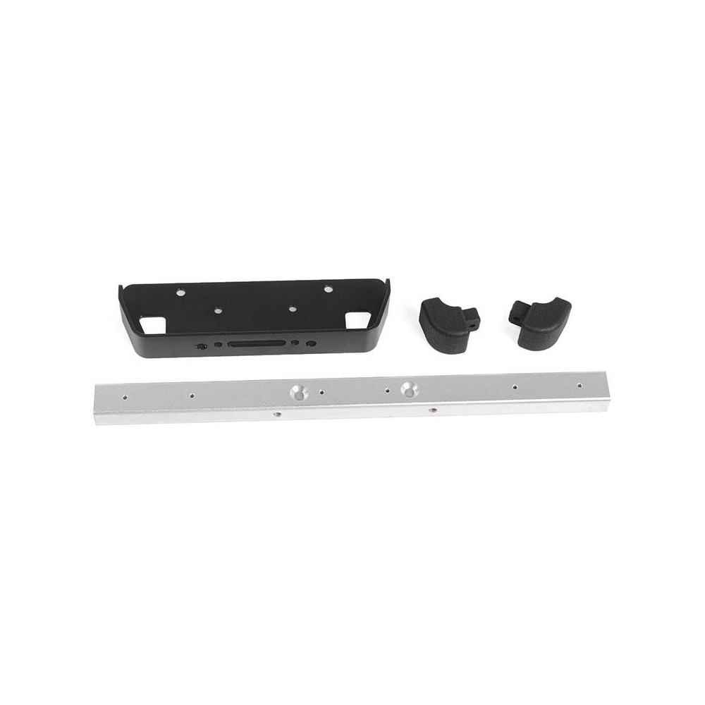 RC4WD Classic Front Winch Bumper for RC4WD Gelande II 2015 Land Rover Defender D90 (Silver) (VVV-C1118) RC4VVVC1118