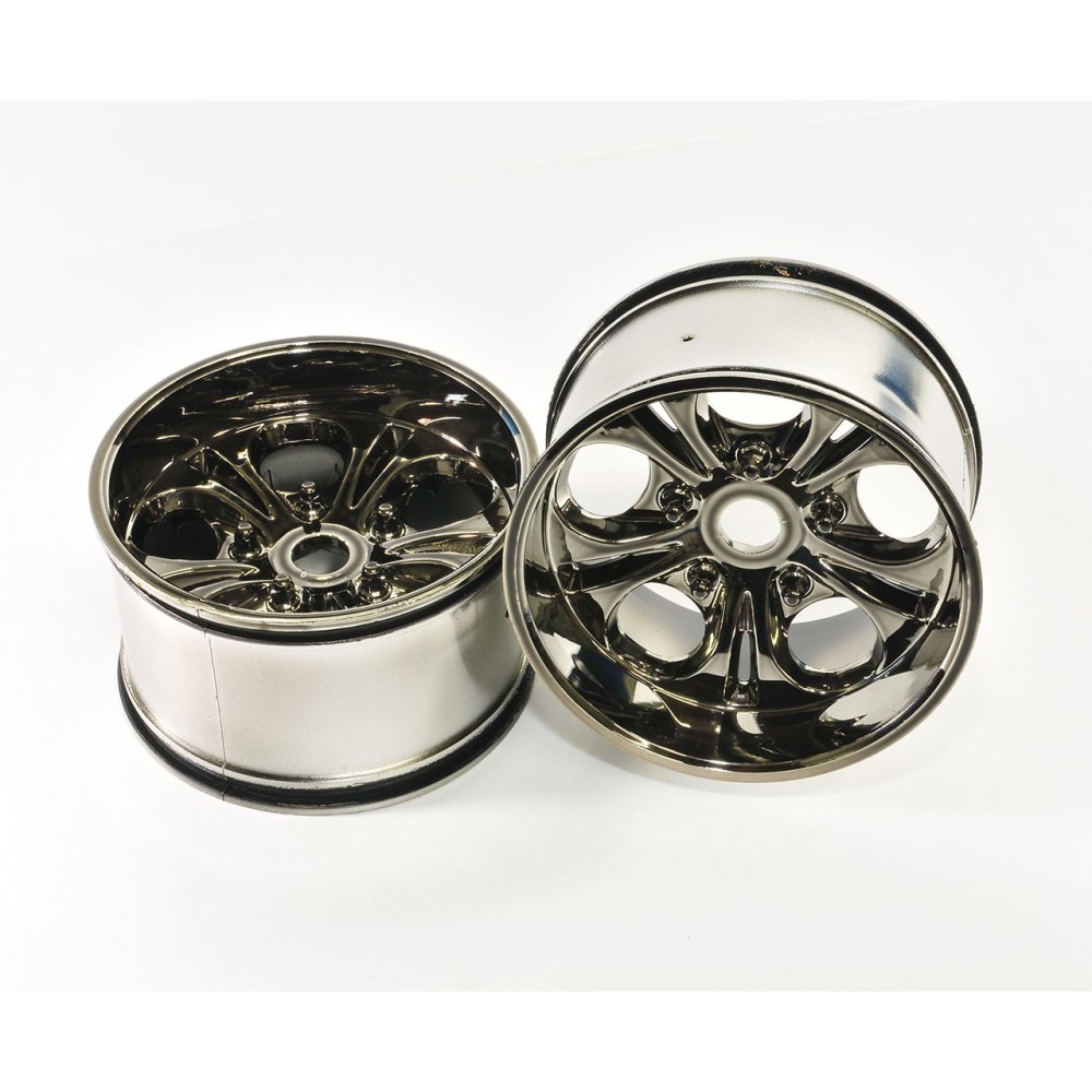 Llantas gunmetal cromadas hexágono 23mm GS287A Llantas gunmetal cromadas hexágono 23mm GS287A