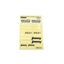 RC4WD Logo Decal Sheet for MST 4WD Off-Road Car Kit W/ J4 Jimny Body (VVV-C1206) RC4VVVC1206
