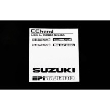 RC4WD Decal Sheet for Enduro Bushido (VVV-C1454) RC4VVVC1454