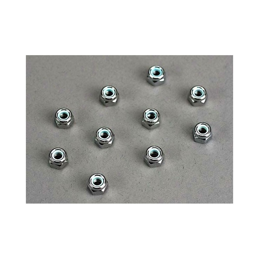 Tuercas Traxxas 4 mm con bloqueo de nailon TRX1747 Tuercas Traxxas 4 mm con bloqueo de nailon TRX1747