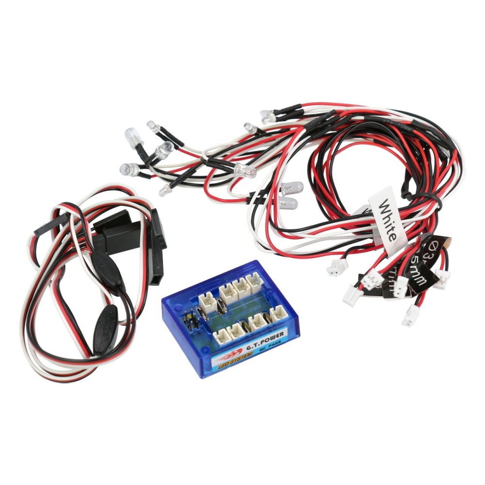 Luces simuladas intermitentes para coche RC GT026 Luces simuladas intermitentes para coche RC GT026