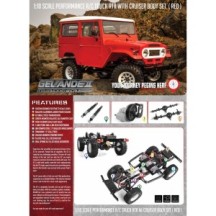 Coche RC Crawler RC4WD Gelande II RTR Cruiser Rojo RC4ZRTR0047