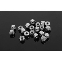 RC4WD Nylock Nut M2.5 (Silver) (Z-S0005) RC4ZS0005
