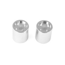 RC4WD 1/10 Scale Rear Hubs (Chrome) (Z-S0034) RC4ZS0034
