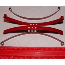 RC4WD Red Super Soft Flex Leaf Springs (4) (Z-S0570) RC4ZS0570