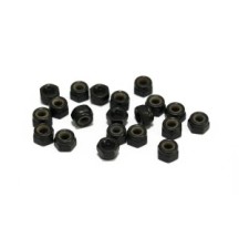 RC4WD Nylock Nuts M3 (Black) (Z-S0629) RC4ZS0629