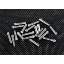 RC4WD Miniature Scale Hex Bolts (M3x12mm) (Silver) (Z-S0691) RC4ZS0691