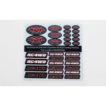 RC4WD Small Decal Sheet (Z-S1270) RC4ZS1270