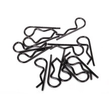 Clips carrocería negros Traxxas TRX1834A