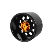 RC4WD Pro10 40 Series 3.8 Steel Stamped Beadlock Wheel (Black) (Z-W0056) RC4ZW0056