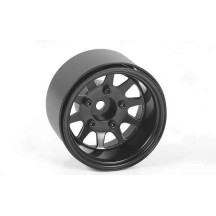 RC4WD Deep Dish Wagon 1.55 Stamped Steel Beadlock Wheels (Black) (Z-W0281) RC4ZW0281
