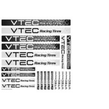 LRP Sticker sheet VTEC Racing Tires, 62414 62414