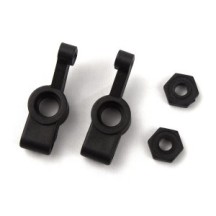 LRP Rear Hub Carriers + Hex Wheel-Adapter (each with 2pcs) - S10, 120910 120910