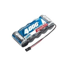 LRP XTEC 1/5 RX-pack Straight SubC NiMH - JR - 6.0V - 4000mA, 430609 430609