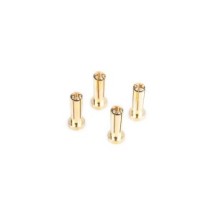 LRP WorksTeam - 5mm Gold Connectors - 18mm length (4 pcs.) 499306