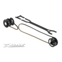 Xray t2'009 rubber-spec conversion set - forward motor position X300943