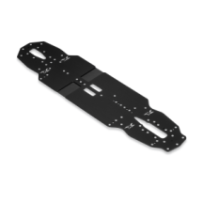 Xray X4 alu solid chassis 2.0mm - swiss 7075 t6 X301012