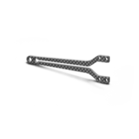 Xray X4 graphite upper deck - split front - 2.0mm X301072