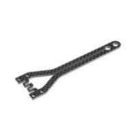 Xray X4'23 graphite upper deck - split front - 2.0mm X301079