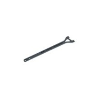 Xray X4f'25 graphite upper deck - split rear - 2.0mm X301084