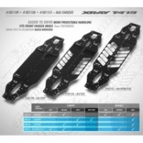 Xray t4'19 alu chassis 2.0mm - swiss 7075 t6 X301149