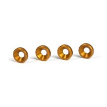 Xray alu countersunk shim - orange (4) X301159-o