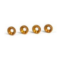 Xray alu countersunk shim - orange (4) X301159-o