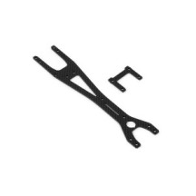 Xray t2'007 upper deck graphite narrow 2.0 mm set X301182
