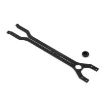 Xray t2'008 rubber-spec upper deck graphite X301183