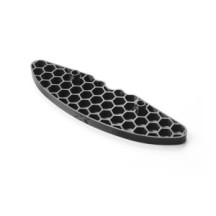 Xray X4 rubber bumper 3d with inner "h" profile X301233