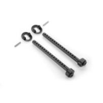 Xray composite front eccentric 6mm body mount +2mm height X301328